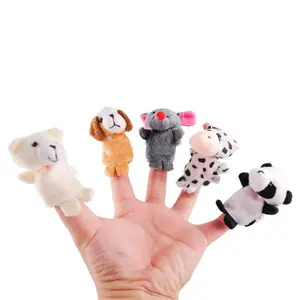 Mainan Edukasi Boneka Jari Binatang darat 10pcs