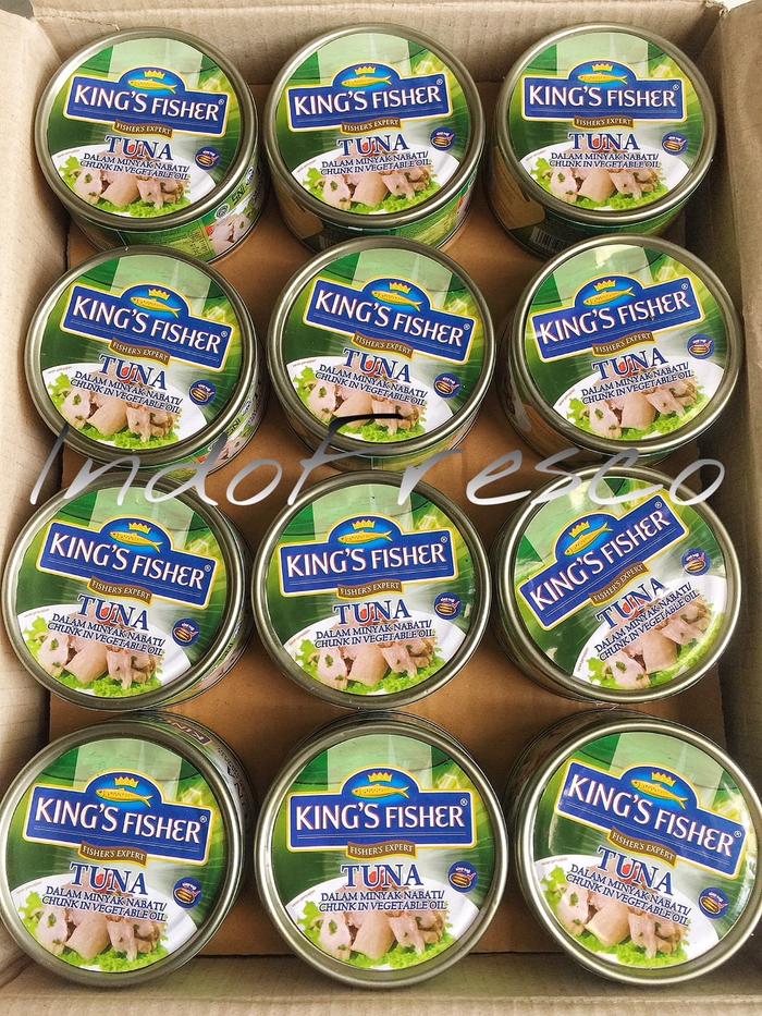 Gambar King's Fisher Tuna in Oil- Tuna Kaleng 170 g- 1 Dus Khusus Ojol dari IndoFresco Kota Administrasi Jakarta Barat Tokopedia