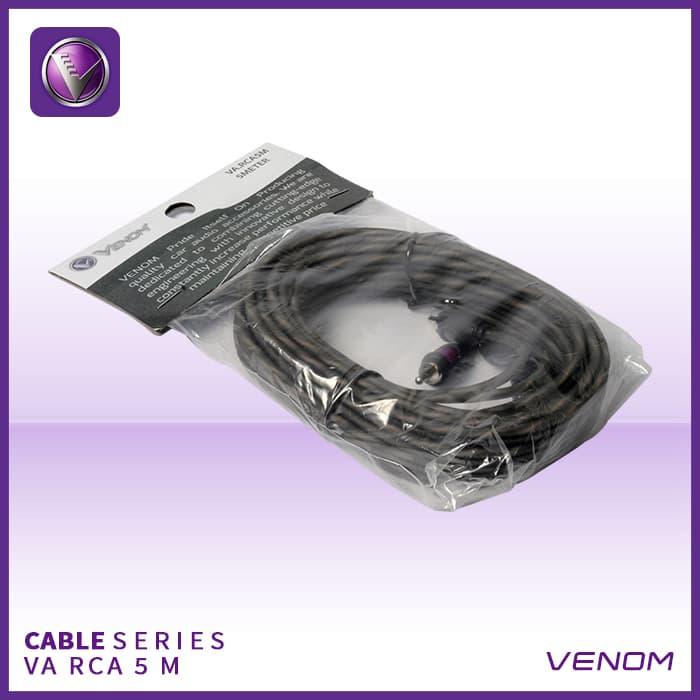 Venom Cable RCA Series VA5M - Panjang 5 Meter - Audio Berkualitas