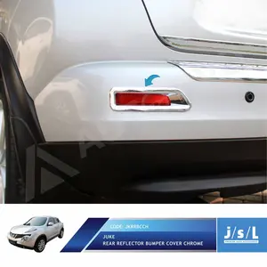 JSL Cover Reflektor Nissan Juke Rear Reflector Bumper Cover Chrome
