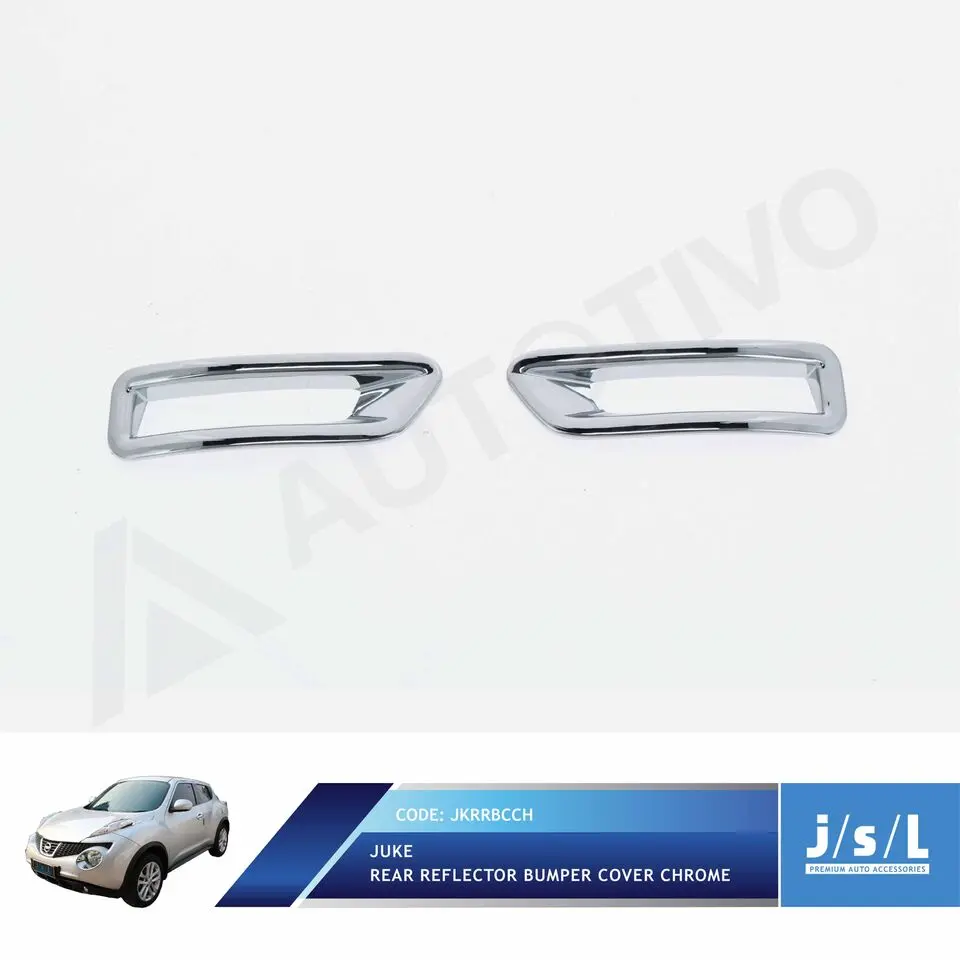 JSL Cover Reflektor Nissan Juke Rear Reflector Bumper Cover Chrome