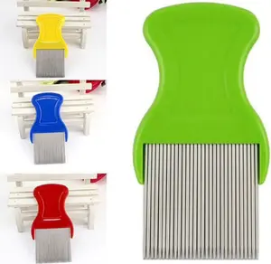 Sisir Serit Kutu Dan Ketombe Besi Logam Rapat