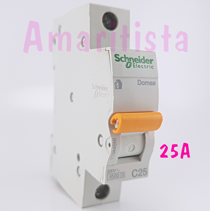Produktbild von Schneider Electric MCB IKQ C10A – 25 A, 3-polig, Typ C, NEU A9F57325