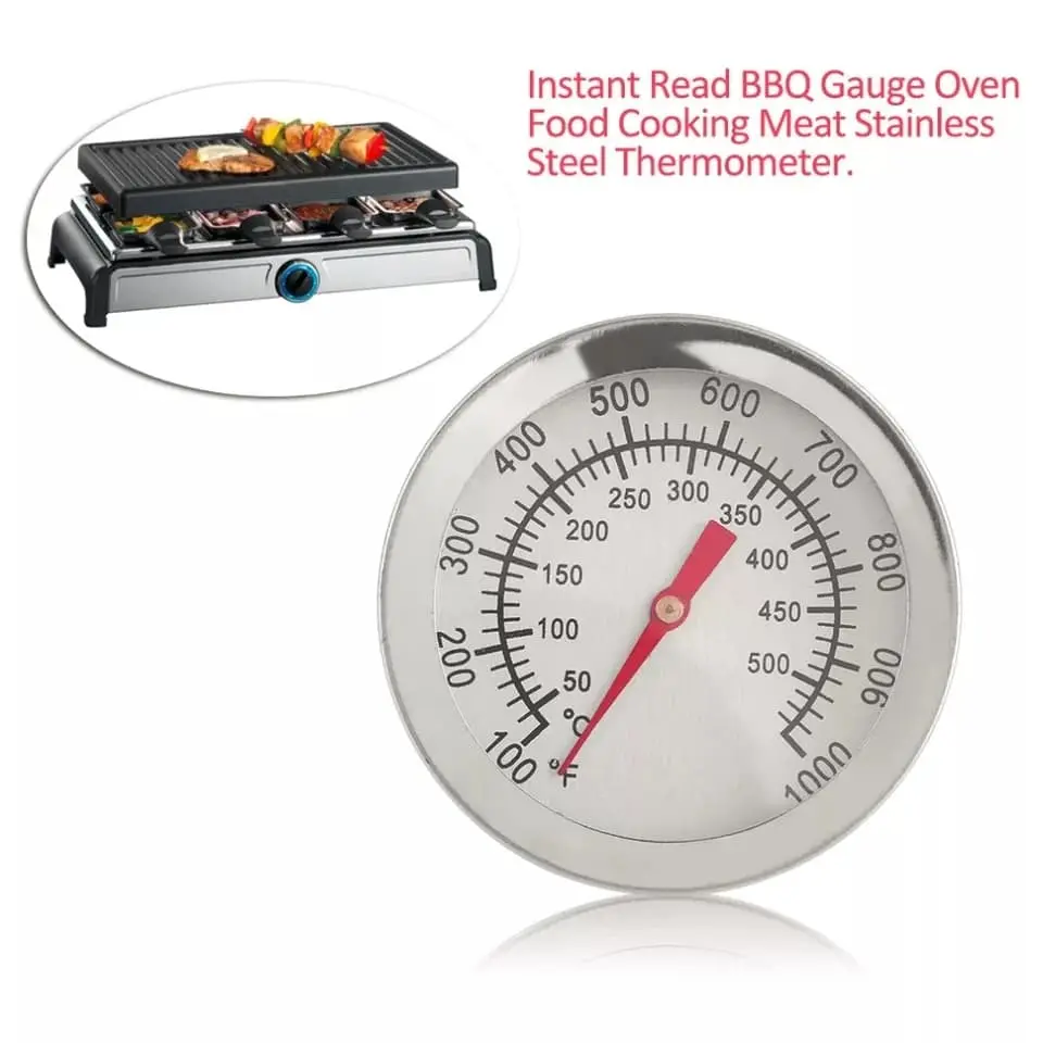 Instant Read Stainless Steel Thermometer BBQ Gauge Oven Food Cooking M