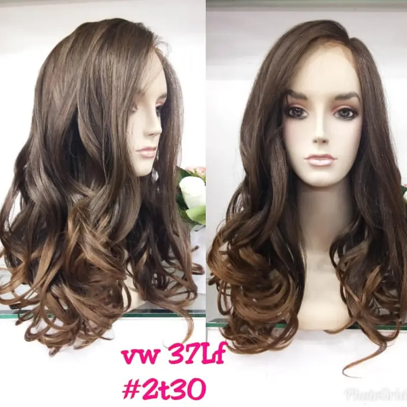 WIG LACE VW37LF LIGHT BROWN (bisa CUCI & CATOK) 0