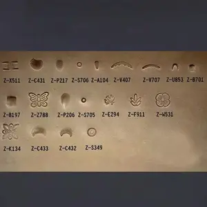 Set 20Pcs Peralatan stamp Stempel Pembuat Emboss Kulit leather tools