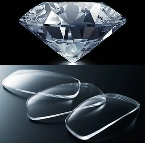 lensa kacamata minus ( biaya tambahan diamond lensa )