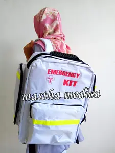 Tas Ransel Emergency Kit Jinjing P3k K3 KKK SAR First Aid Bag Putih