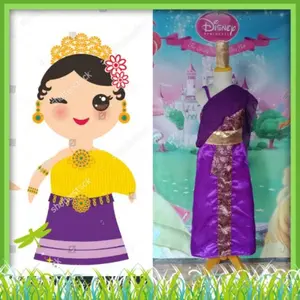 Kostum Anak Perempuan Tradisional Negara Thailand Size 2 - 12 Tahun