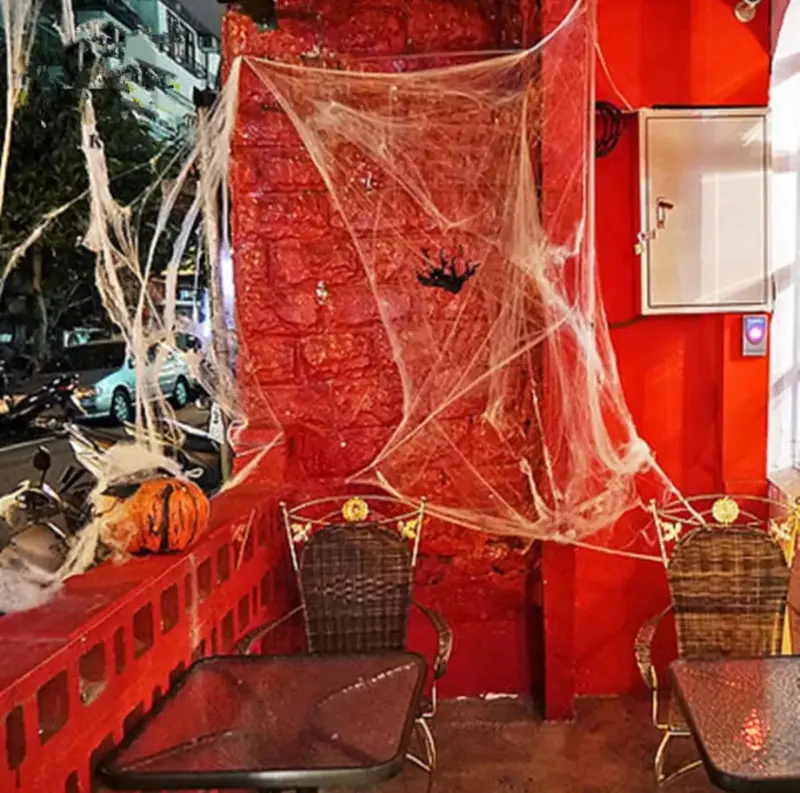 SARANG LABA JARING LABA-LABA SPIDER WEB HALLOWEEN PUMPKIN TENGKORAK 1
