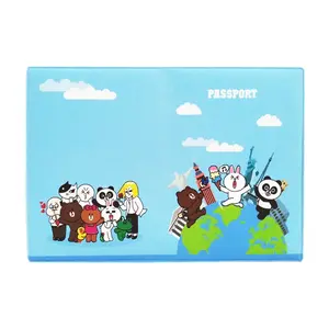 Cover Passport Karakter Line Sampul Passport Passport Case Document