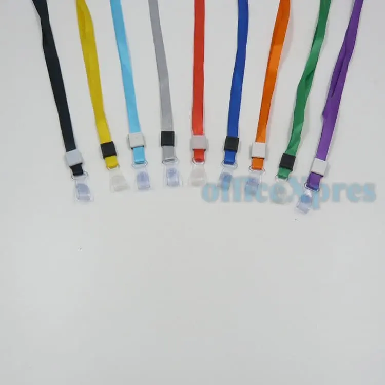 Gantungan ID Card / Tali Badge ID Nylon Soft PVC Hook Combo