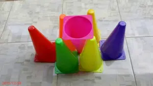 Cone Kerucut Crucut latihan olahraga sport bola slalom skate fitness