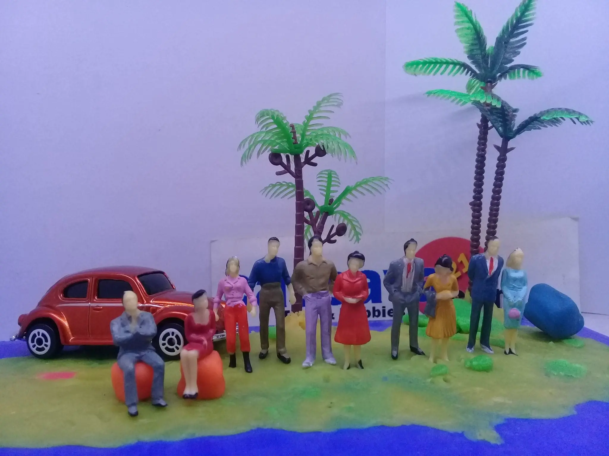 Mini Figure orang skala 1:50