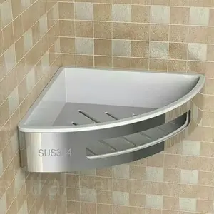 Rak Sudut/Tempat Sabun Kamar mandi Stainless Steel