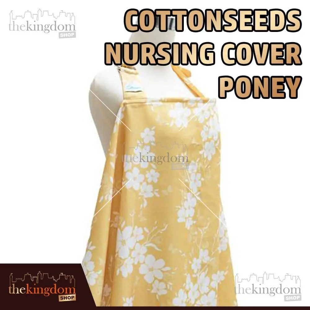 Cottonseeds Nursing Cover Poney Baju Apron Celemek Pelindung Penutup Ibu Menyusui ASI Cottonseed