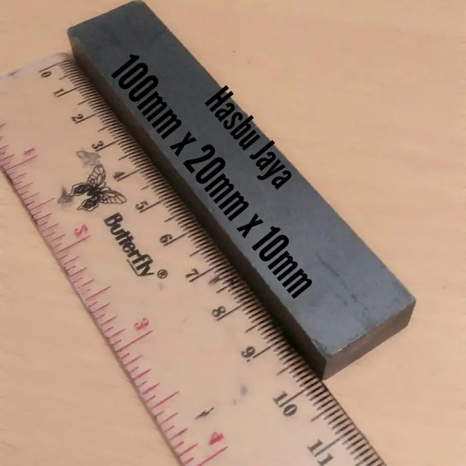 Magnet 100x20x10mm Ferrit Hitam