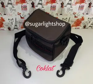 Mini Travel Pouch Oval 2 in 1 Coklat, Tas Hewan Kecil Sugar Glider
