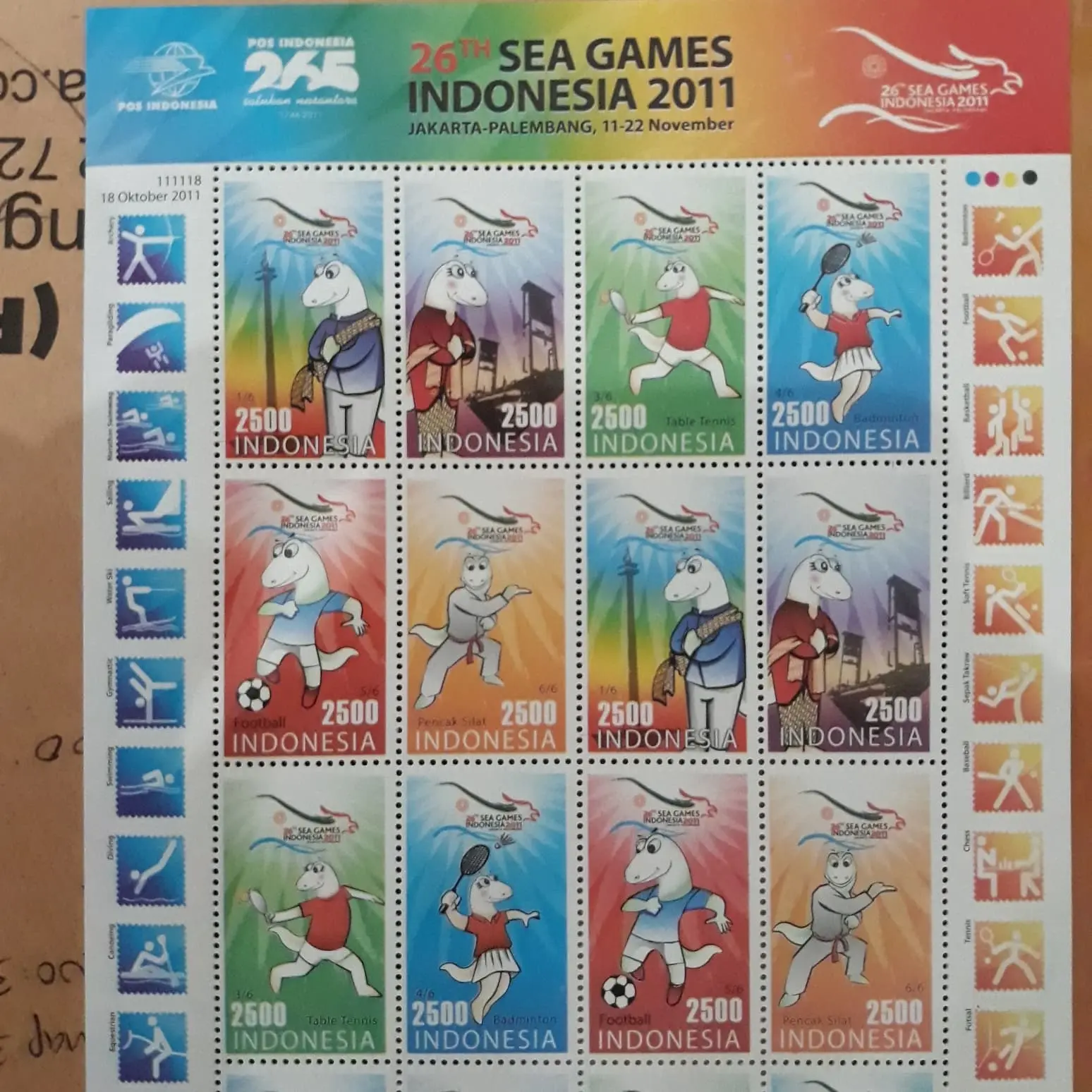 Seri Perangko Sea Games 2011