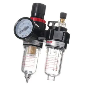 air filter regulator kompresor 1/4" double tabung water trap spray gun