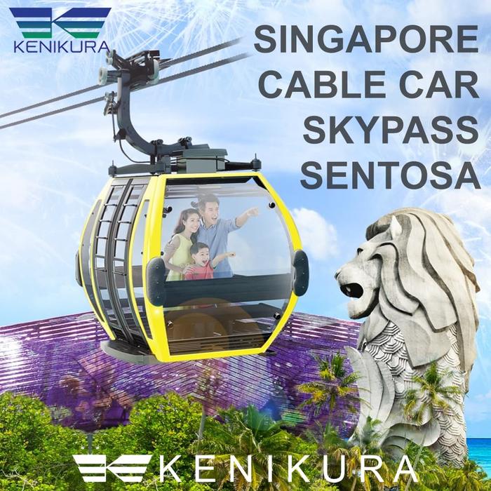 Gambar Tiket Singapore Cable car Skypass Sentosa Adult - singapura sky pass dari Kenikura Tour Kota Tangerang Selatan Tokopedia
