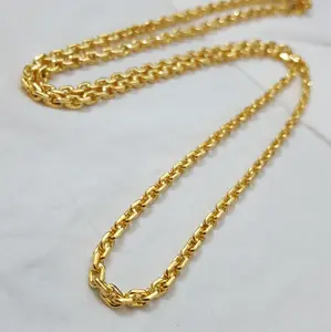 Kalung Nori Rantai Emas Lapis 24k Kuning Goldplated Sepuhan Kuat