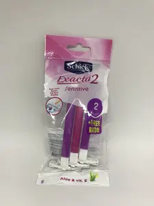 Schick Exacta 2 Sensitive with Aloe & Vitamin E (isi 3 pc) Ori100%