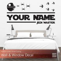 Gambar Sticker Cutting Custom Star Wars Decal Stiker Dinding Kaca Tembok - HITAM dari LANCARI Kota Administrasi Jakarta Pusat 1 Tokopedia