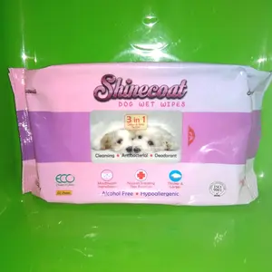 Tisu Basah Untuk Anjing/Shinechoat Dog Wet Wipest isi 50 /Tisue Basah