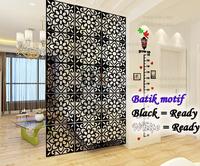 Gambar VINTAGE 3D BATIK FLOWER TIRAI GANTUNG / PARTISI PENYEKAT RUANGAN - Putih dari METHWALLSTICKER Kab. Bekasi 3 Tokopedia