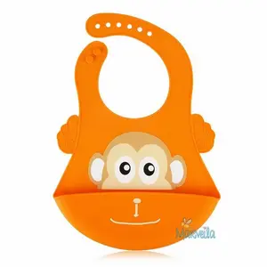 Marveila Silicone Cute Bib - Monkey