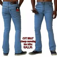 Gambar celana panjang jeans /Celana model cutbray / Celana pria cutbray dari toko hasanah.co Kota Bandung 3 Tokopedia