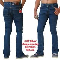 Gambar celana panjang jeans /Celana model cutbray / Celana pria cutbray dari toko hasanah.co Kota Bandung 2 Tokopedia