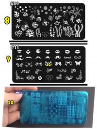 Gambar stamping plate stamp plate nail art atau kukuscrapbook aksesoris clay - NO ENAM dari Done Handymade Kota Administrasi Jakarta Barat 4 Tokopedia