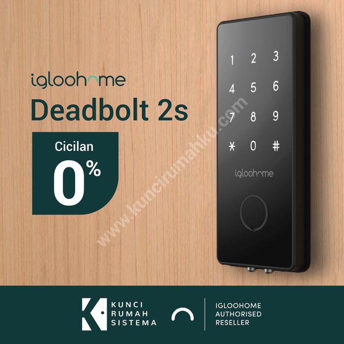 Gambar (NEW) Igloohome Smart Deadbolt 2S - smart lock, kunci rumah digital dari igloohome.id Kota Administrasi Jakarta Utara Tokopedia
