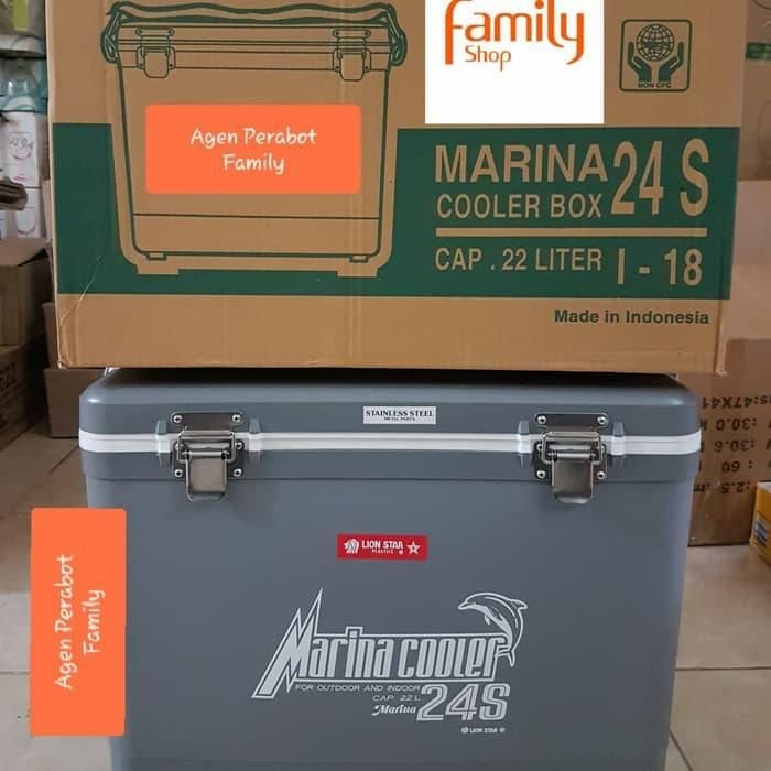 (KHUSUS GOJEK) COOLER BOX MARINA 24S LION STAR Cool Box Ice Tempat Es 1