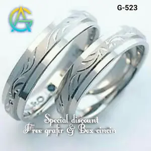 Cincin Kawin, Tunangan,Perak, Palladium,Couple G-5