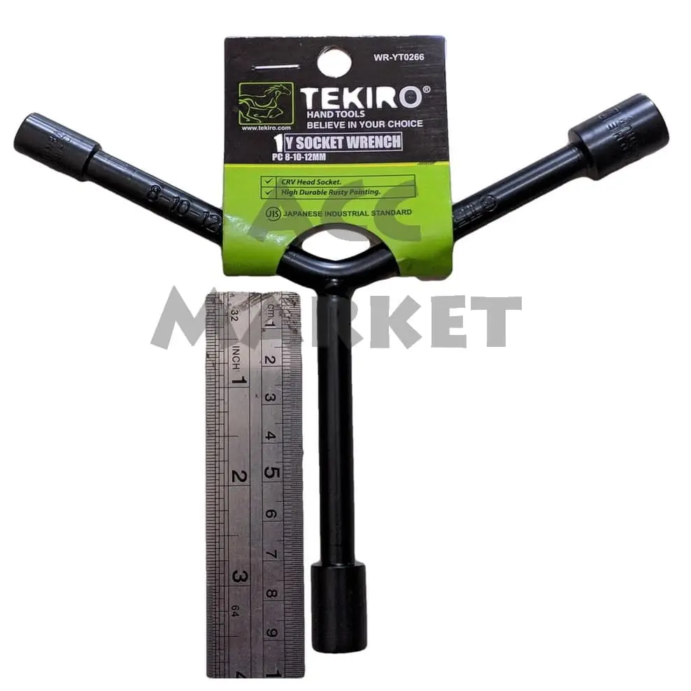 Kunci Sok Y Tekiro Pendek Sock Shock 8 10 12 14 17 Mm ASLI