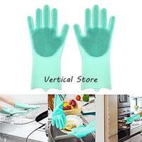 Gambar Magic Silicone Dishwashing Gloves / Sarung Tangan Cuci Piring Termurah dari Vertical Store ID Kota Administrasi Jakarta Pusat 1 Tokopedia