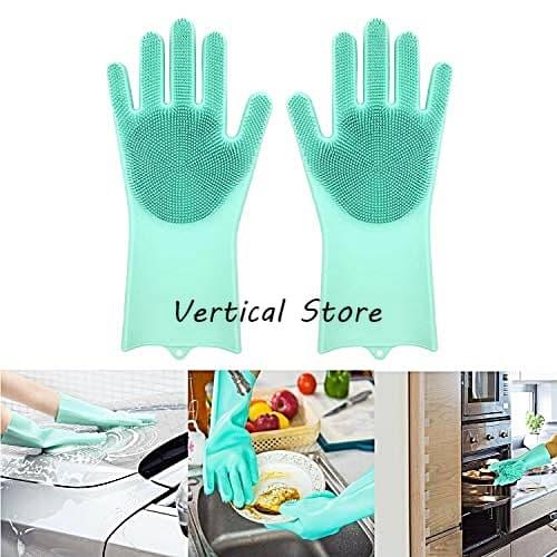 Gambar Magic Silicone Dishwashing Gloves / Sarung Tangan Cuci Piring Termurah dari Vertical Store ID Kota Administrasi Jakarta Pusat Tokopedia