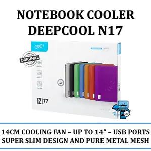 DEEPCOOL N17 Super Slim Aluminium 7 colours upto 14" - Resmi