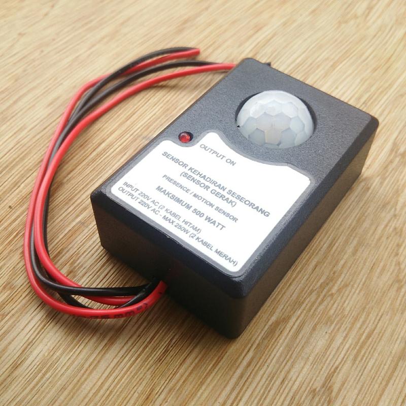 Saklar sensor gerak 500W AC 220V otomatis watt besar 3