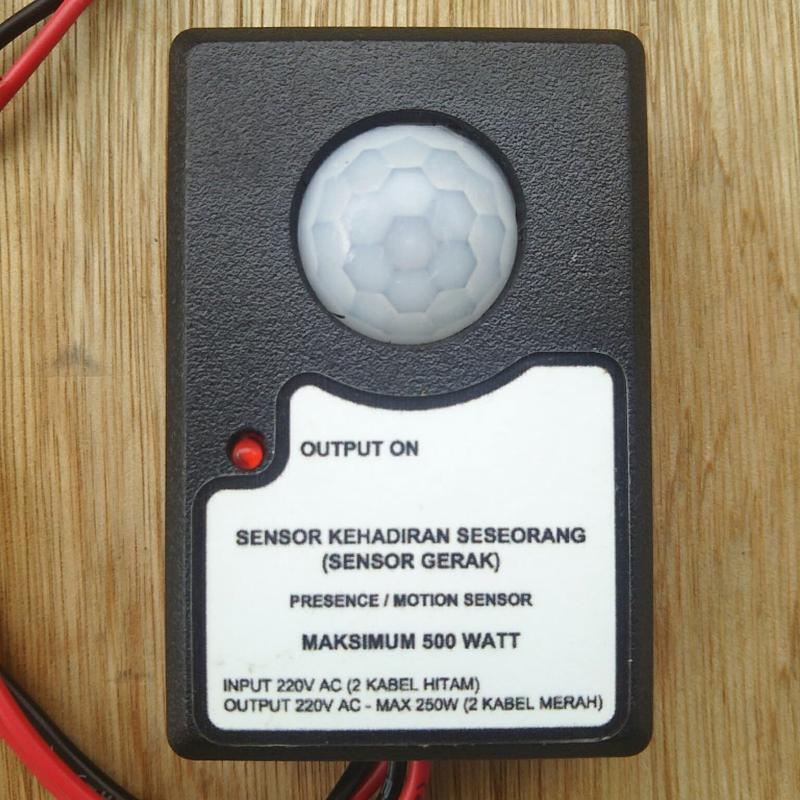 Saklar sensor gerak 500W AC 220V otomatis watt besar 1