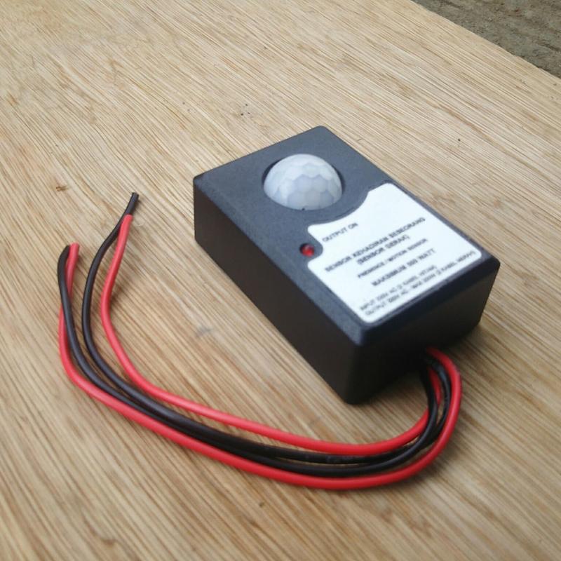 Saklar sensor gerak 500W AC 220V otomatis watt besar 2