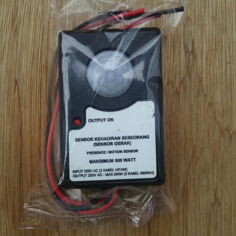 Saklar sensor gerak 500W AC 220V otomatis watt besar 4