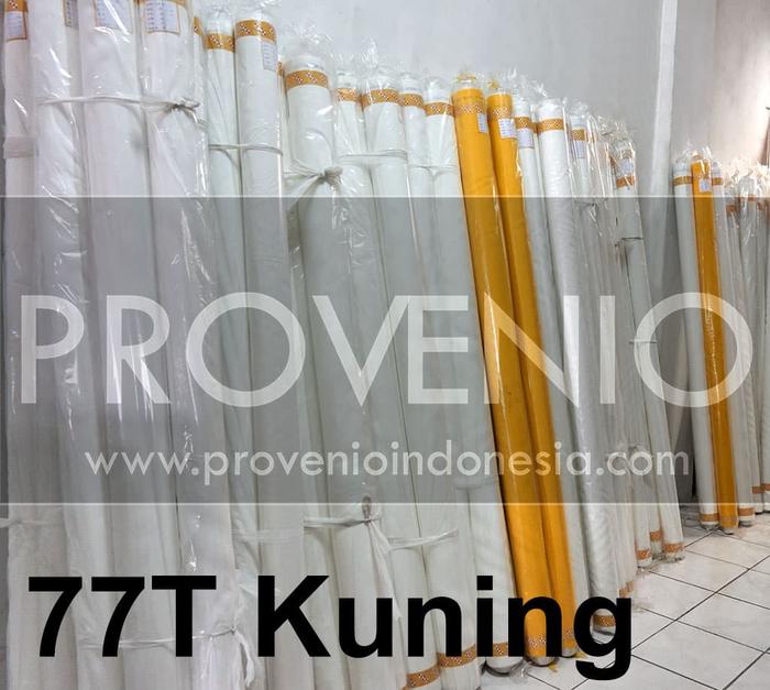Gambar Kain Screen Mesh Sablon Nectex T77 195 LPI Kuning Yellow dari Provenio Indonesia Kota Administrasi Jakarta Timur Tokopedia