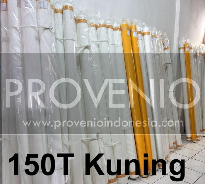 Gambar Kain Screen Mesh Sablon Nectex T150 381 LPI Kuning Yellow dari Provenio Indonesia Kota Administrasi Jakarta Timur Tokopedia