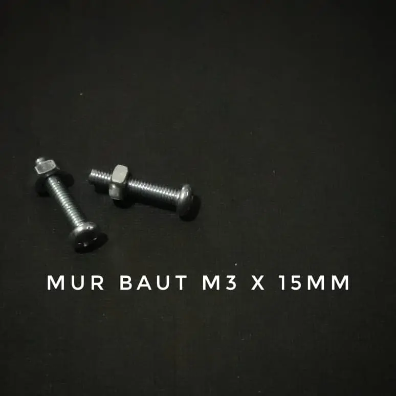 Mur Baut JP M3 x 15 mm Sepasang 0