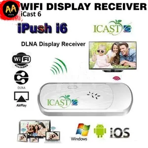 iCast 6 Dongle HDMI Wifi Display Receiver Miracast AirPlay Android iOS TV