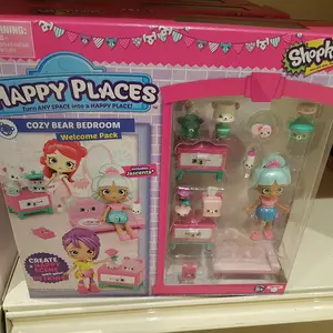 Shopkins Happy Places ORIginal Jascenta Cozy Bear Bedroom
